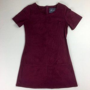 Paper Crane Maroon Mini Dress